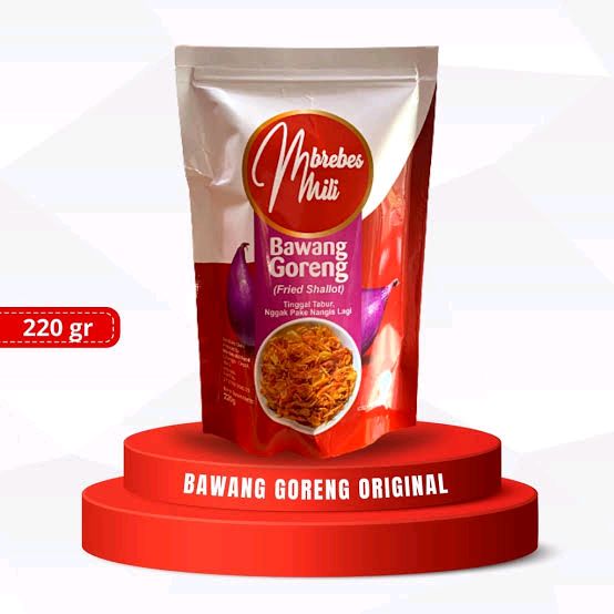 MBREBES MILI BAWANG GORENG ORIGINAL 220 GR