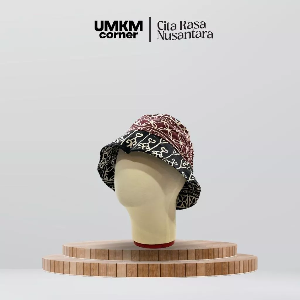 Bucket Hat Toraja / Topi Toraja / Bucket Hat Motif Etnik